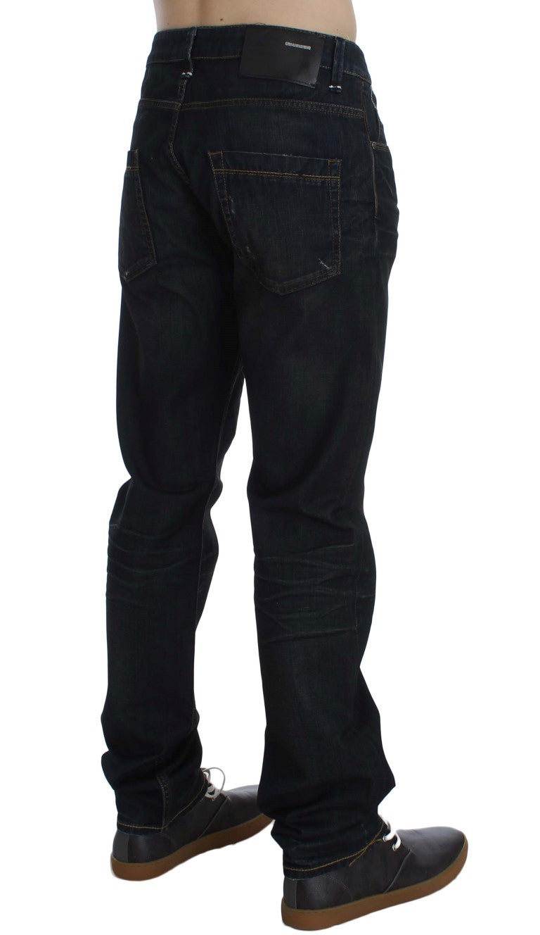 Elegante Straight Fit Jeans in Dunkelblau