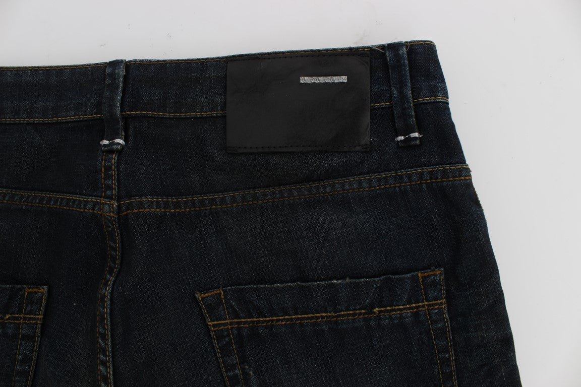 Elegante Straight Fit Jeans in Dunkelblau