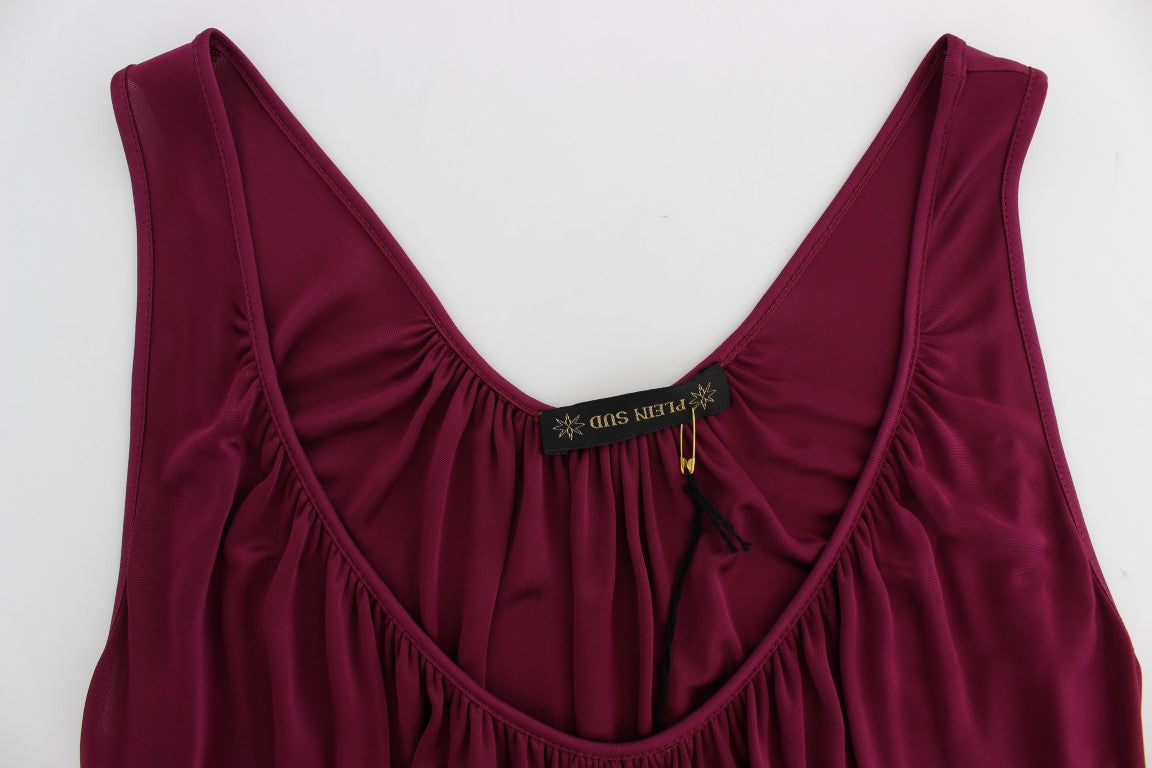 Elegante violette Camisole-Bluse aus Viskose