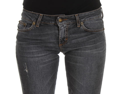 Slim Fit Green Diamond Blue Wash Jeans