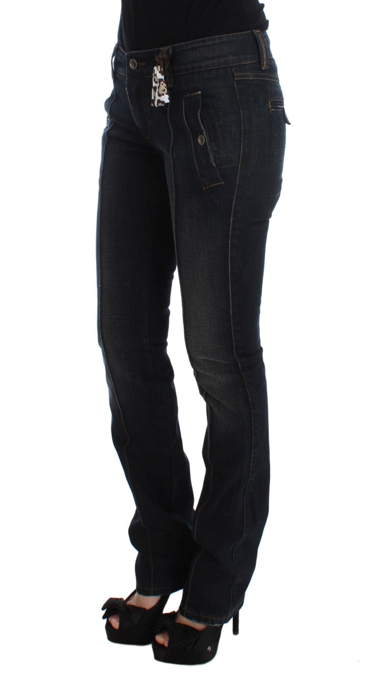 Schicke Slim Fit Jeans aus italienischer Baumwolle