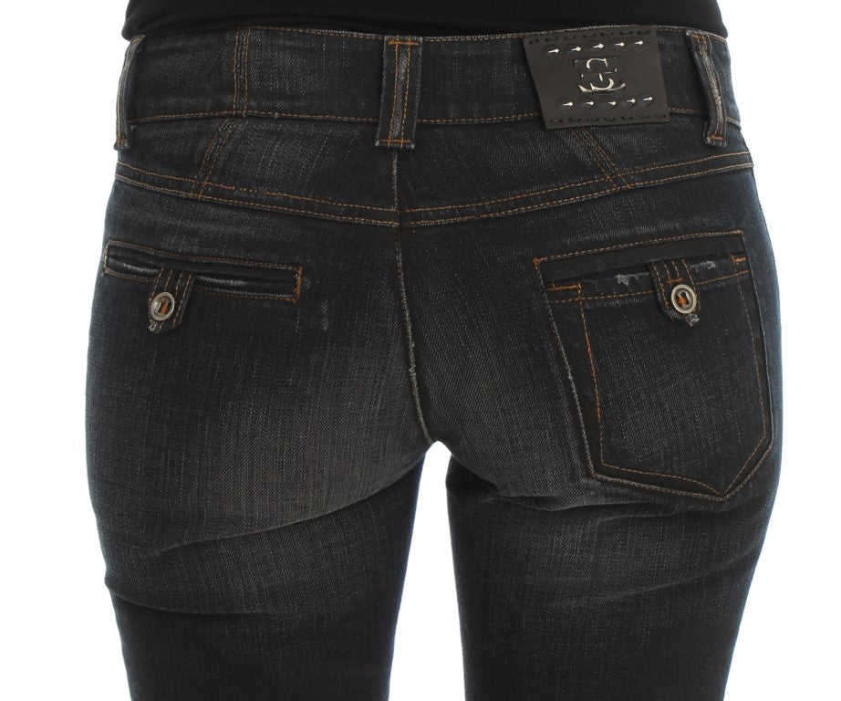 Schicke Slim Fit Jeans aus italienischer Baumwolle