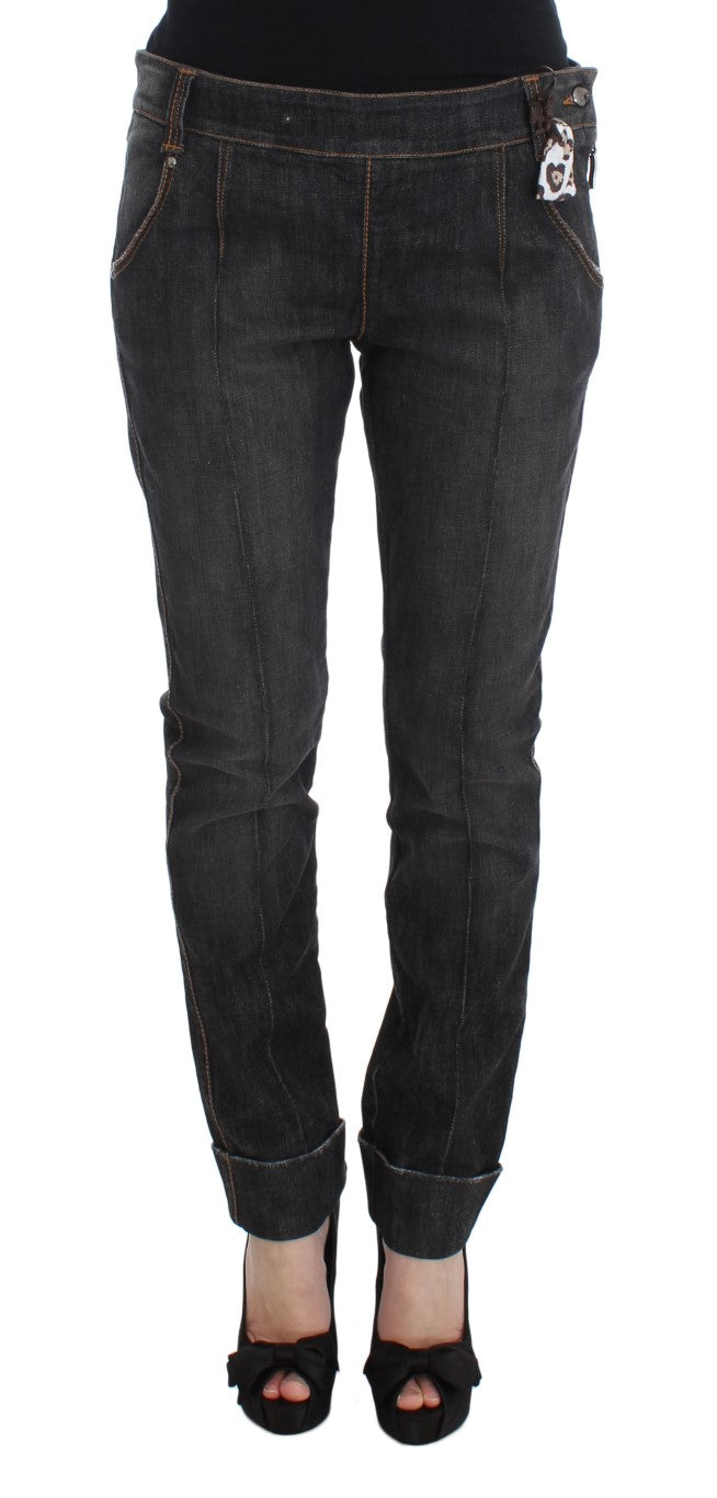 Schicke Slim Fit Jeans in grauer Waschung