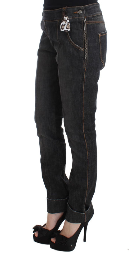 Schicke Slim Fit Jeans in grauer Waschung