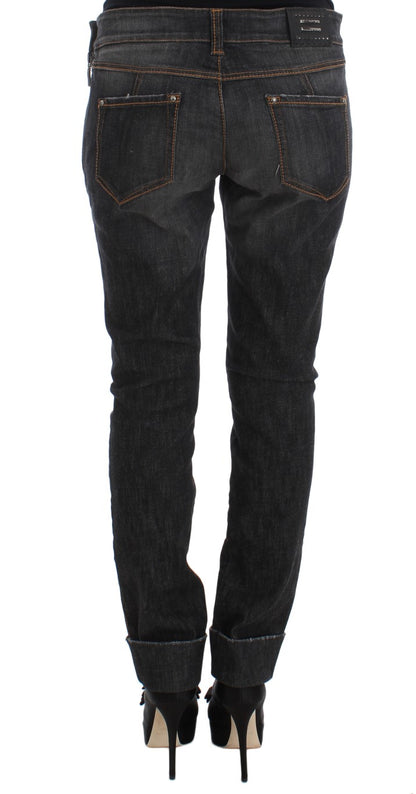 Schicke Slim Fit Jeans in grauer Waschung