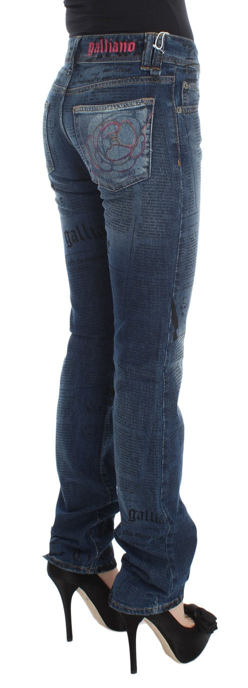 Elegante Slim Bootcut-Jeans aus Denim