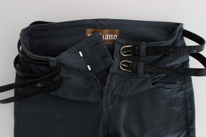 Schlanke Slim Fit italienische Jeans in schickem Blau