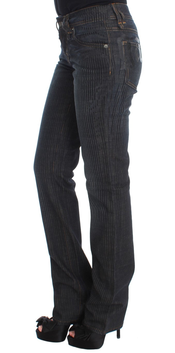 Schicke Slim Fit Bootcut Designer Jeans