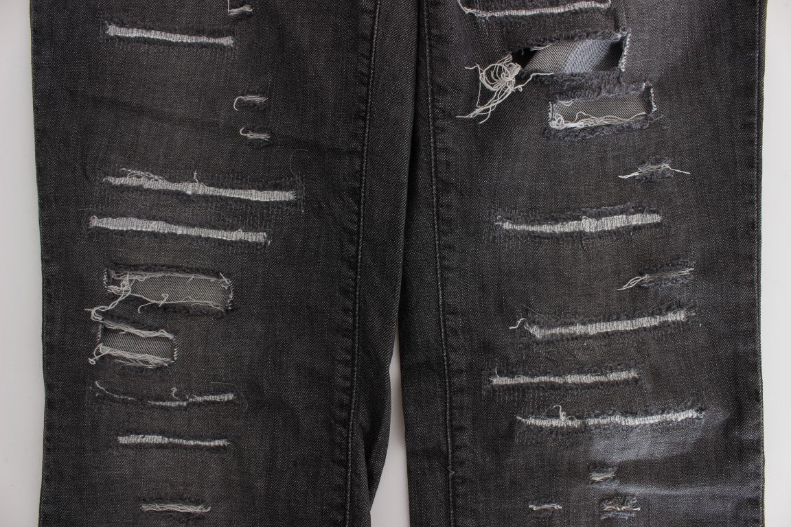 Schicke Straight Fit-Jeans in grauer Waschung