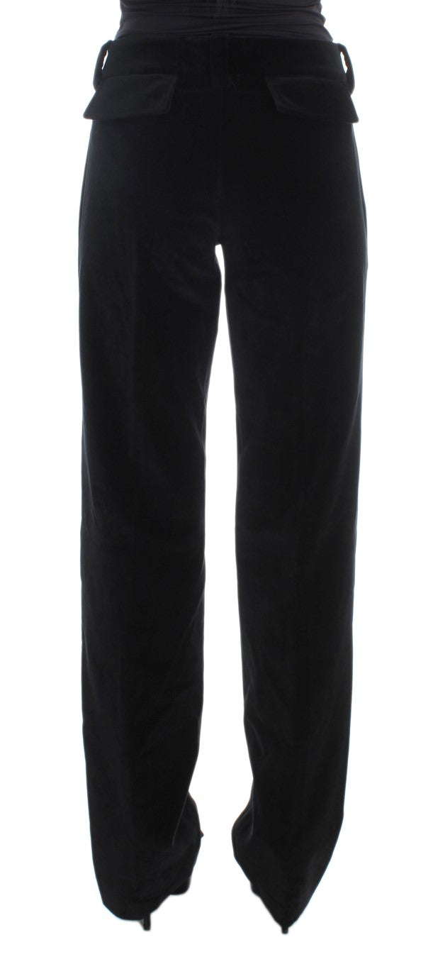 Elegante schwarze Straight Fit Jeans