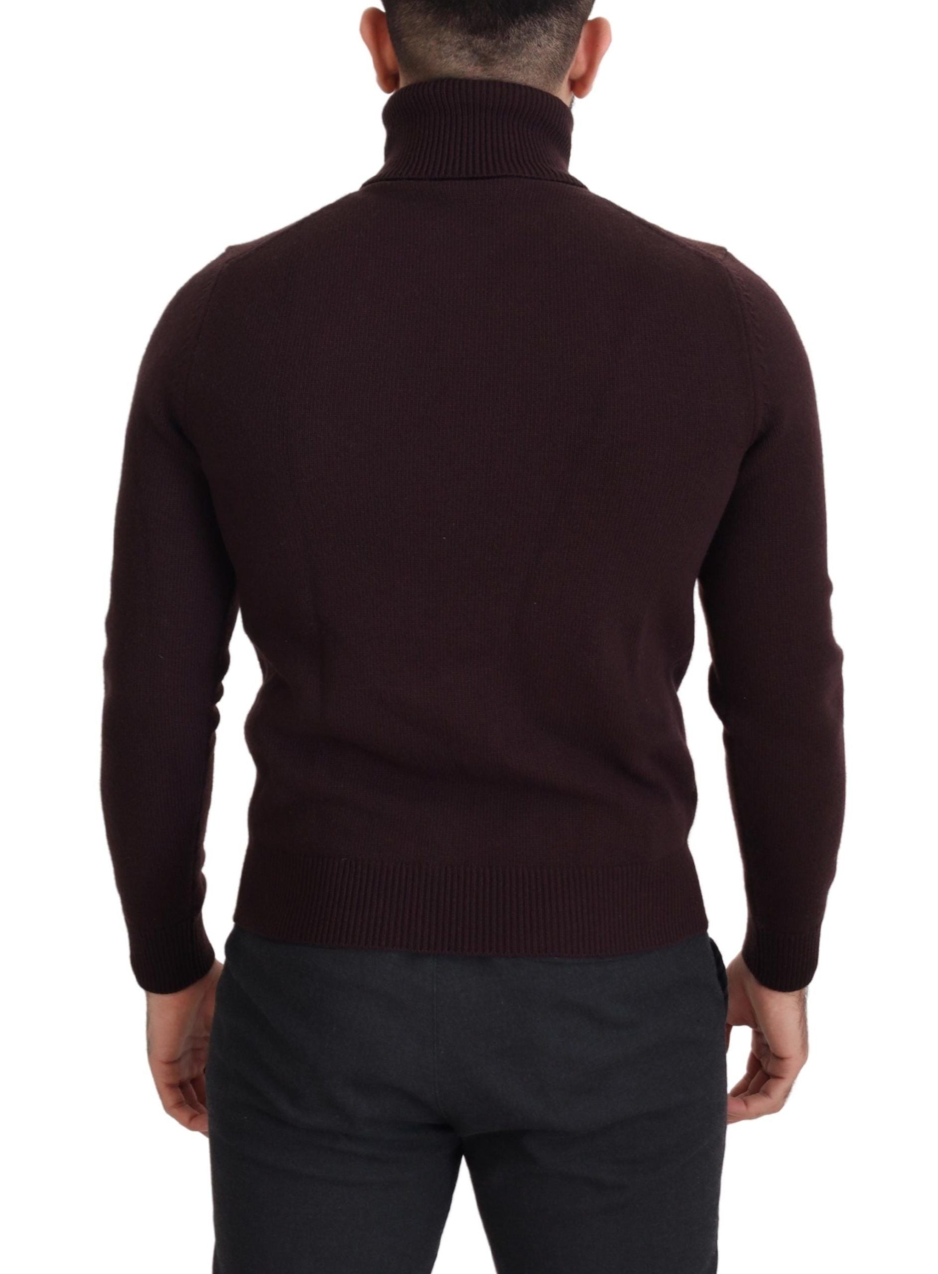 Eleganter Rollkragenpullover aus Wolle