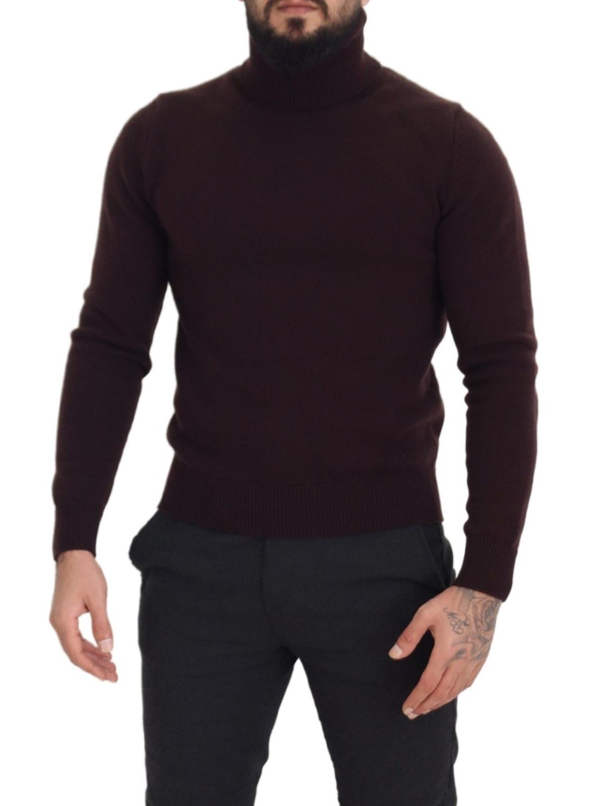 Eleganter Rollkragenpullover aus Wolle