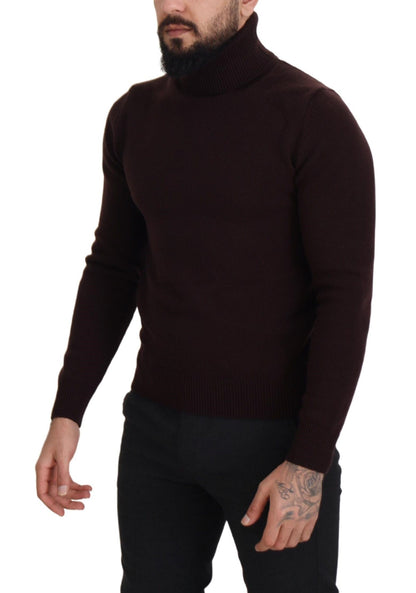 Eleganter Rollkragenpullover aus Wolle