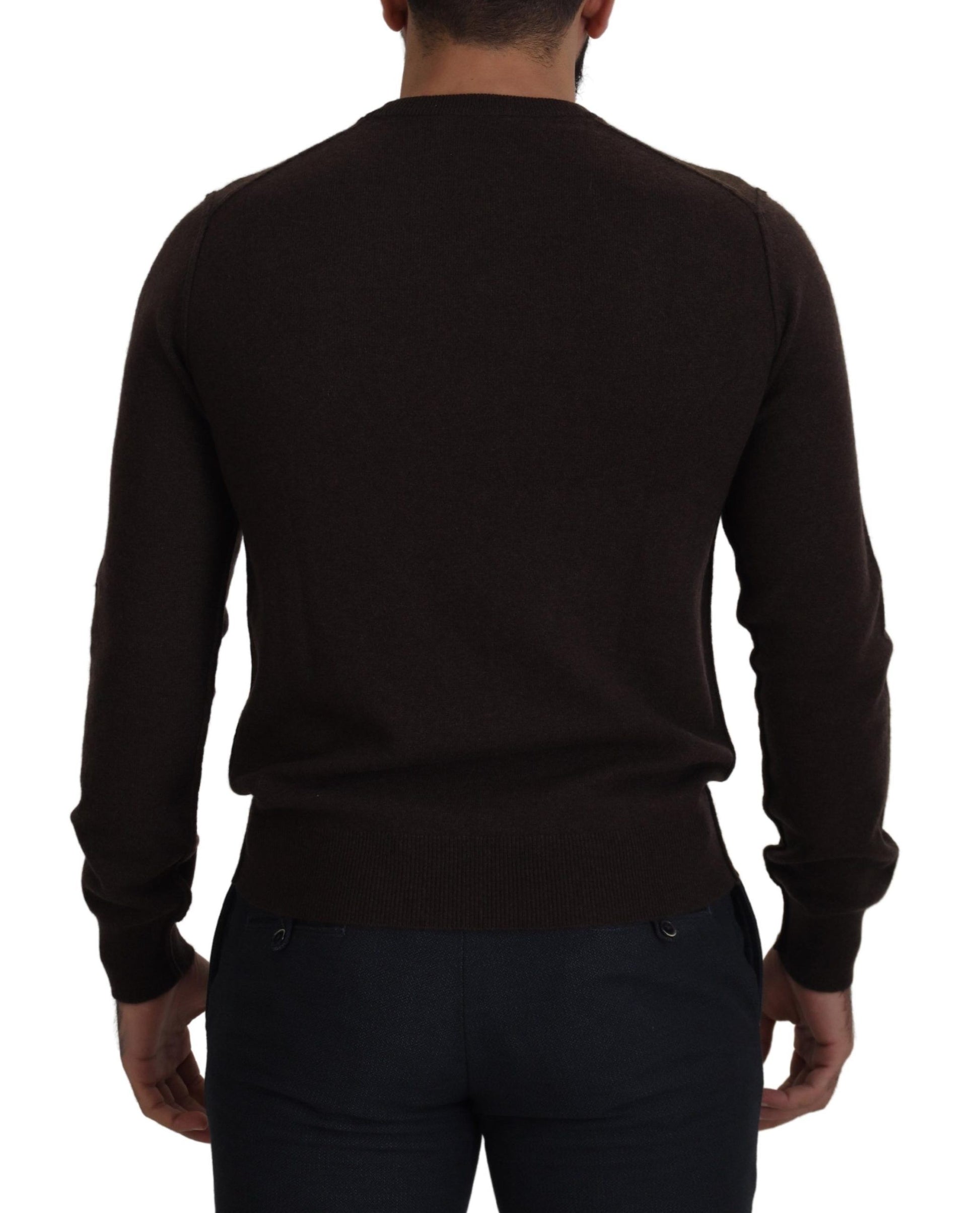 Eleganter Kaschmirpullover mit Rundhalsausschnitt