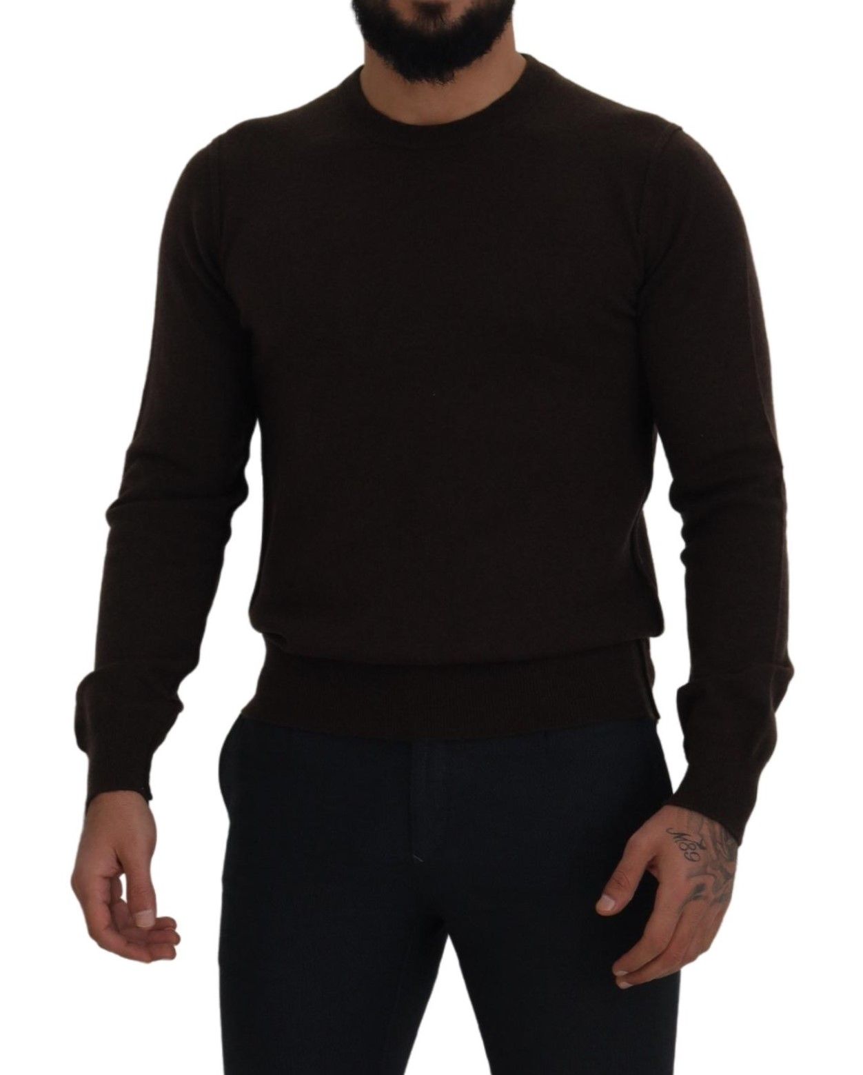 Eleganter Kaschmirpullover mit Rundhalsausschnitt