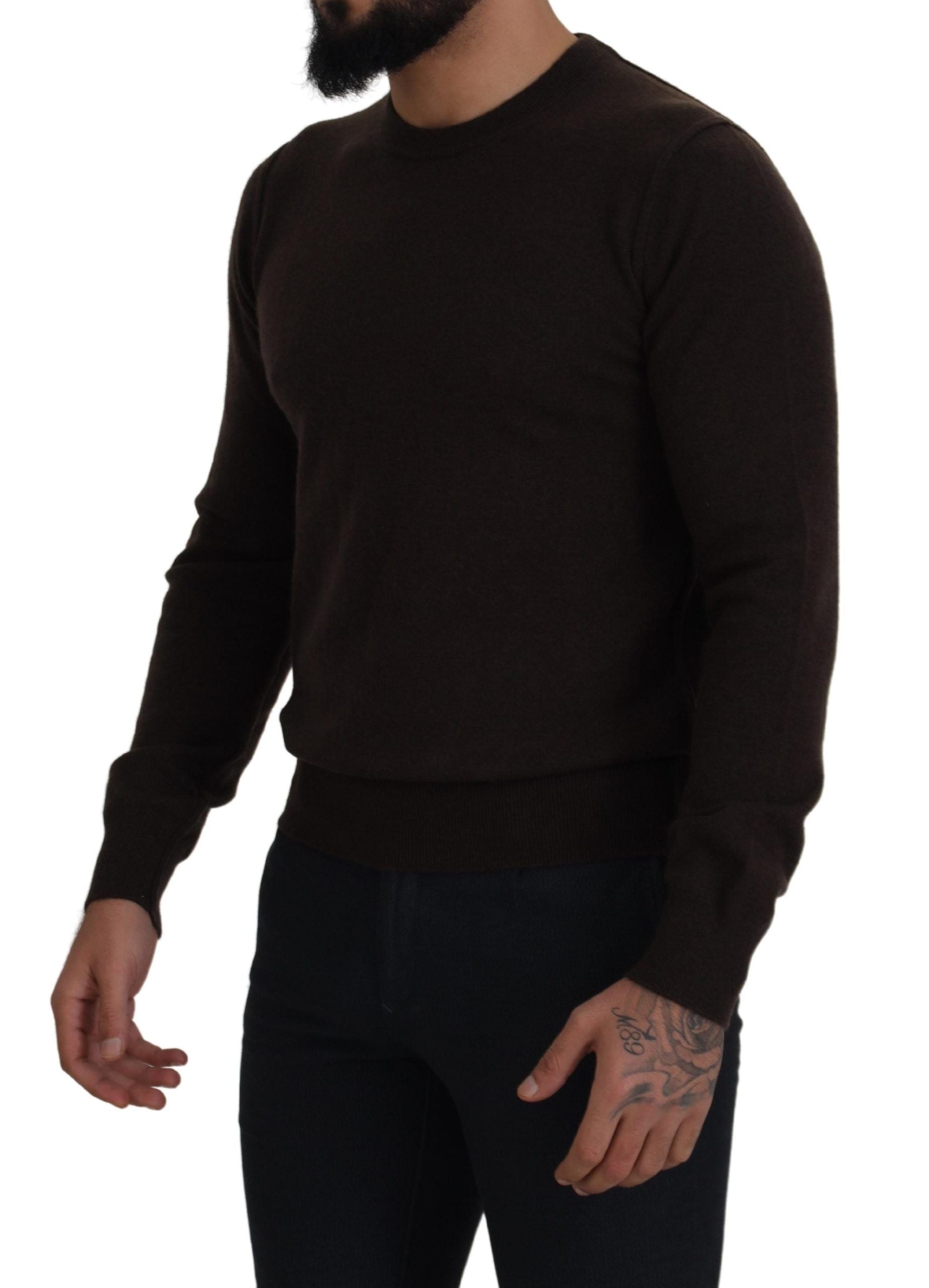 Eleganter Kaschmirpullover mit Rundhalsausschnitt