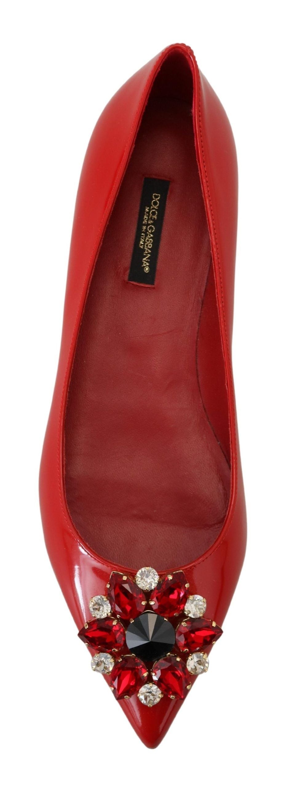 Rote Loafer aus Wildleder mit Kristallen – Exquisite Eleganz