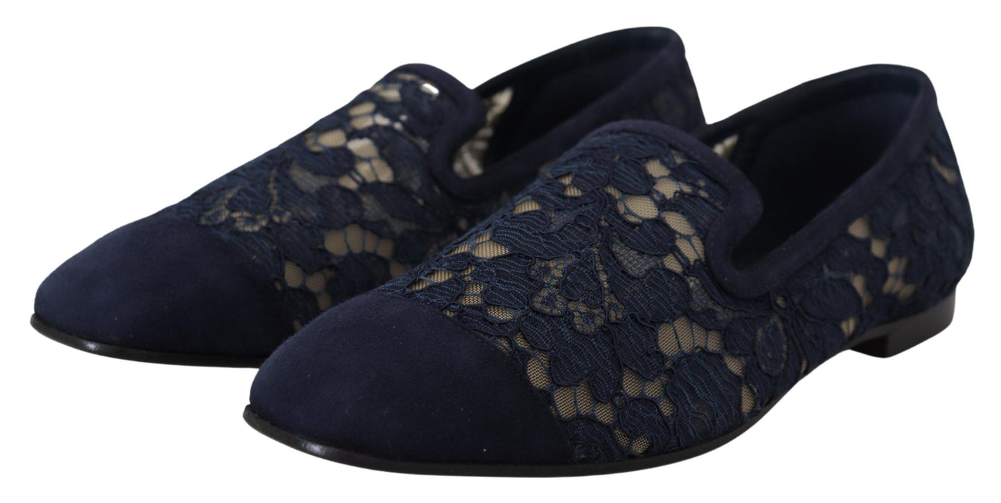 Elegante blaue Loafer Flats - Sommer Chic