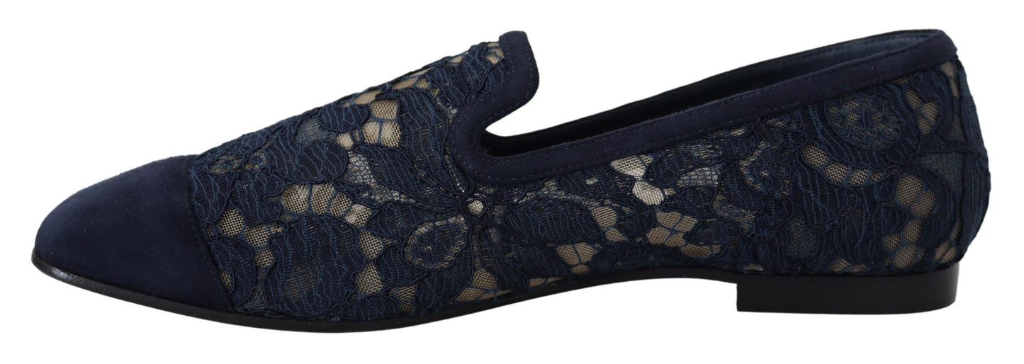 Elegante blaue Loafer Flats - Sommer Chic