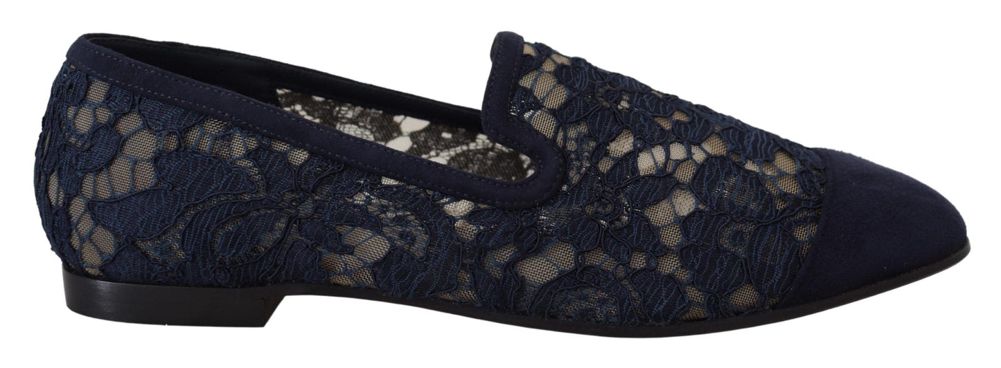 Elegante blaue Loafer Flats - Sommer Chic