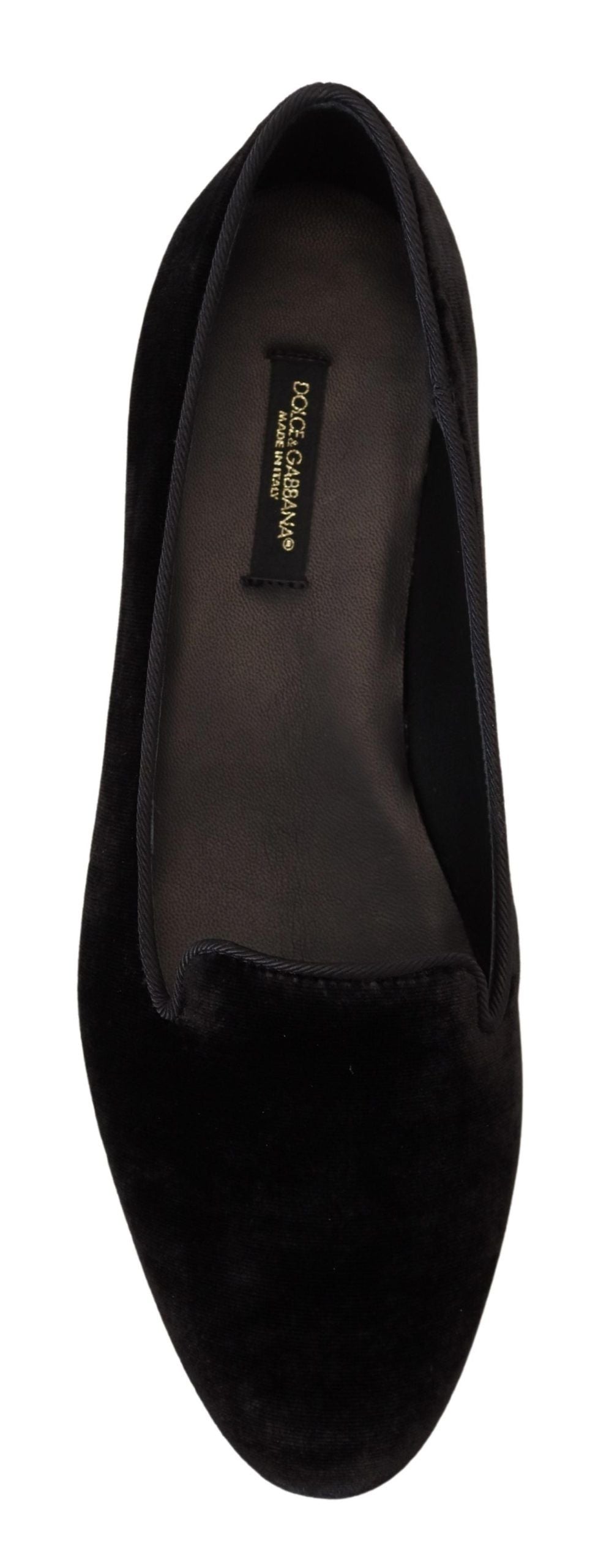 Elegante schwarze Loafer aus Seidenmischung