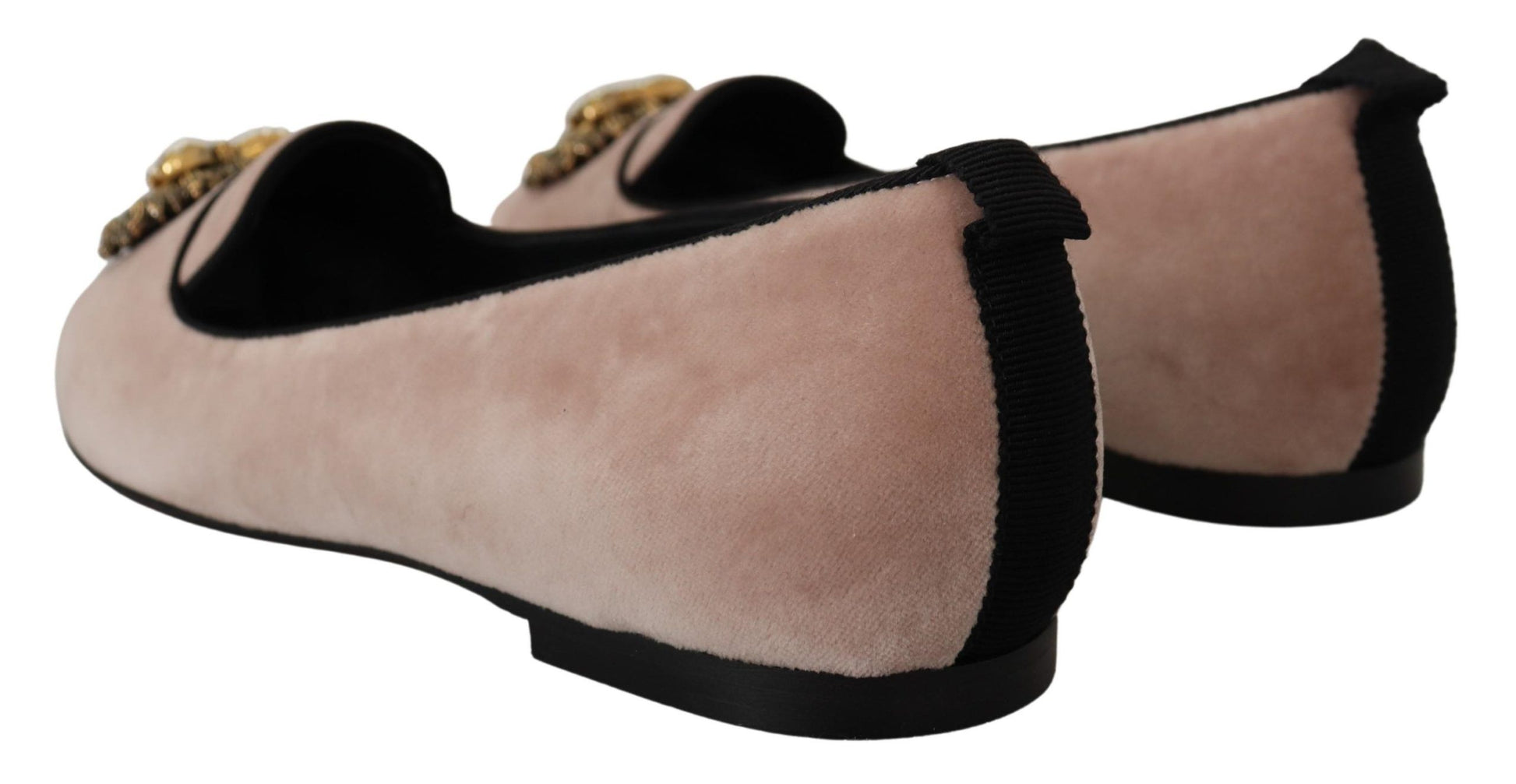 Elegante rosa Samt-Loafer „Devotion“