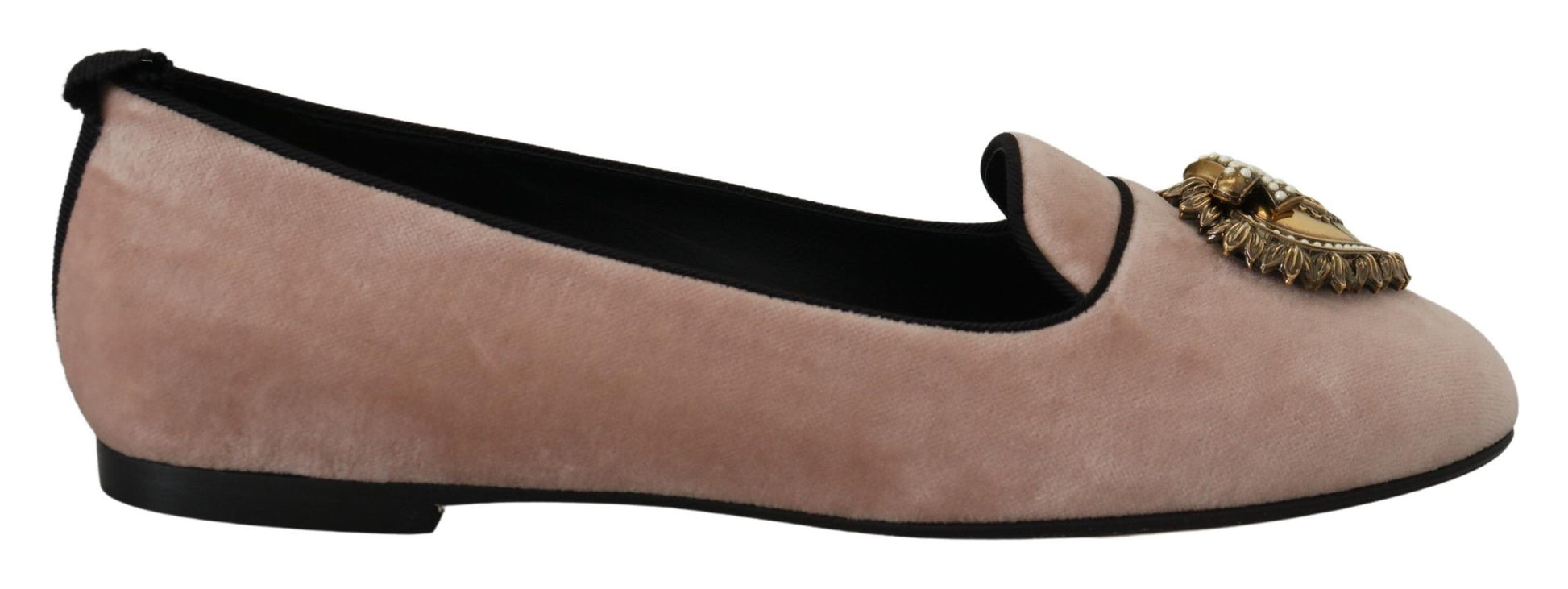 Elegante rosa Samt-Loafer „Devotion“