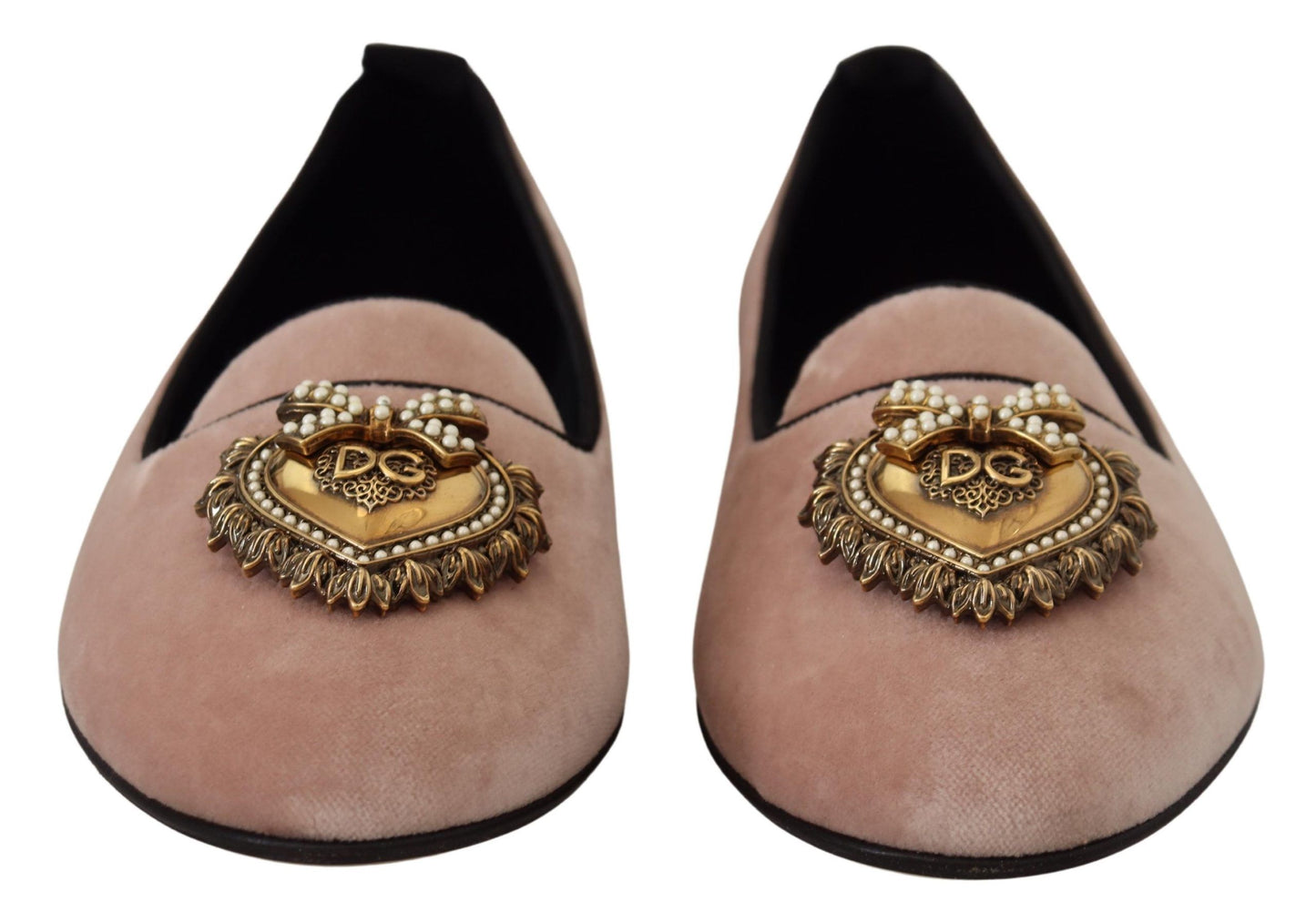 Elegante rosa Samt-Loafer „Devotion“