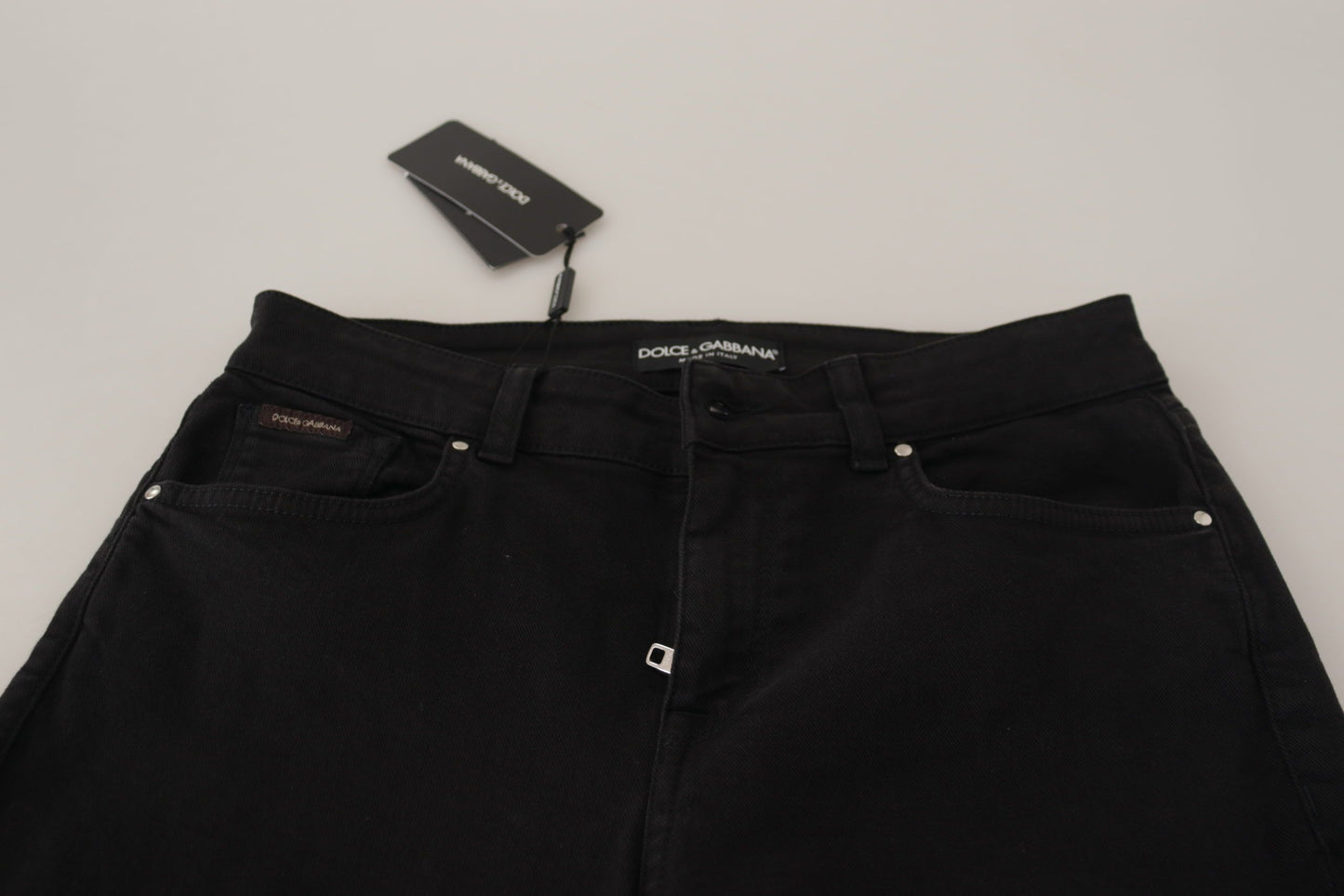 Schicke schwarze Skinny-Jeans aus Baumwollstretch