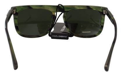 Schicke grüne Acetat-Sonnenbrille für Damen