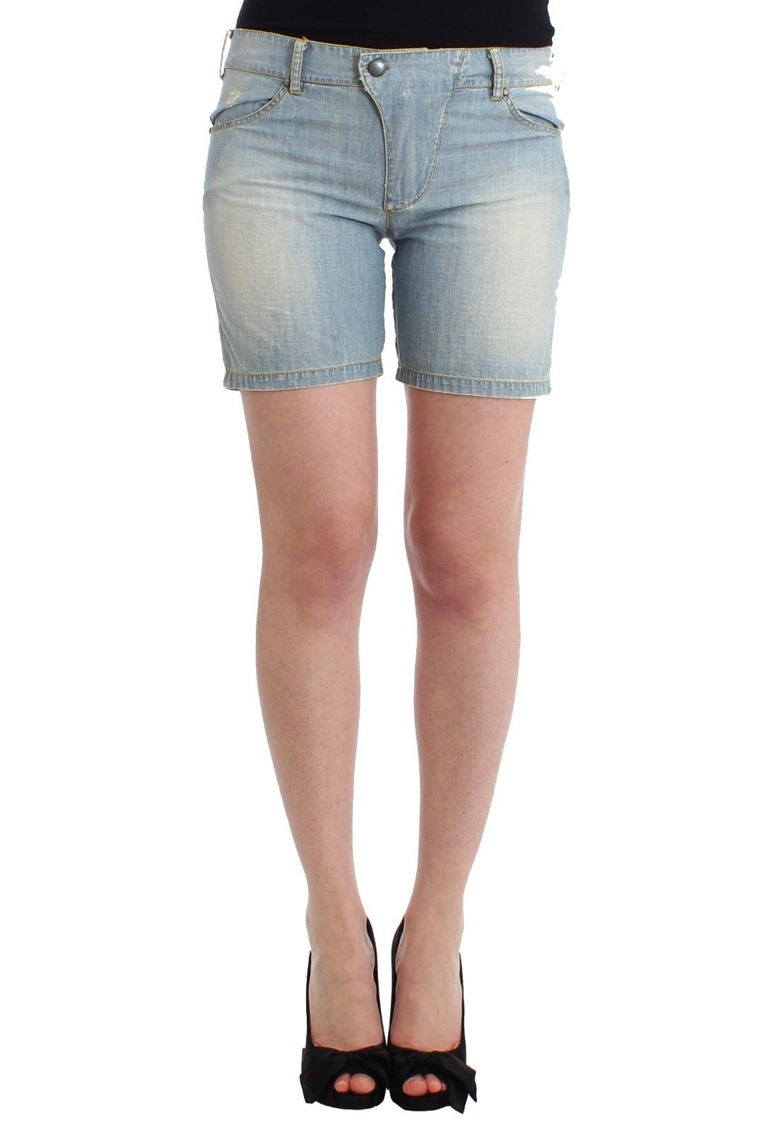 Schicke blaue Jeansshorts – Ermanno Scervino