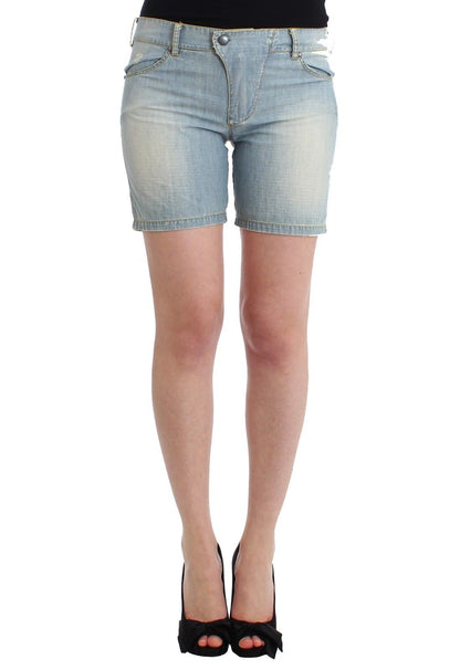 Schicke blaue Jeansshorts – Ermanno Scervino