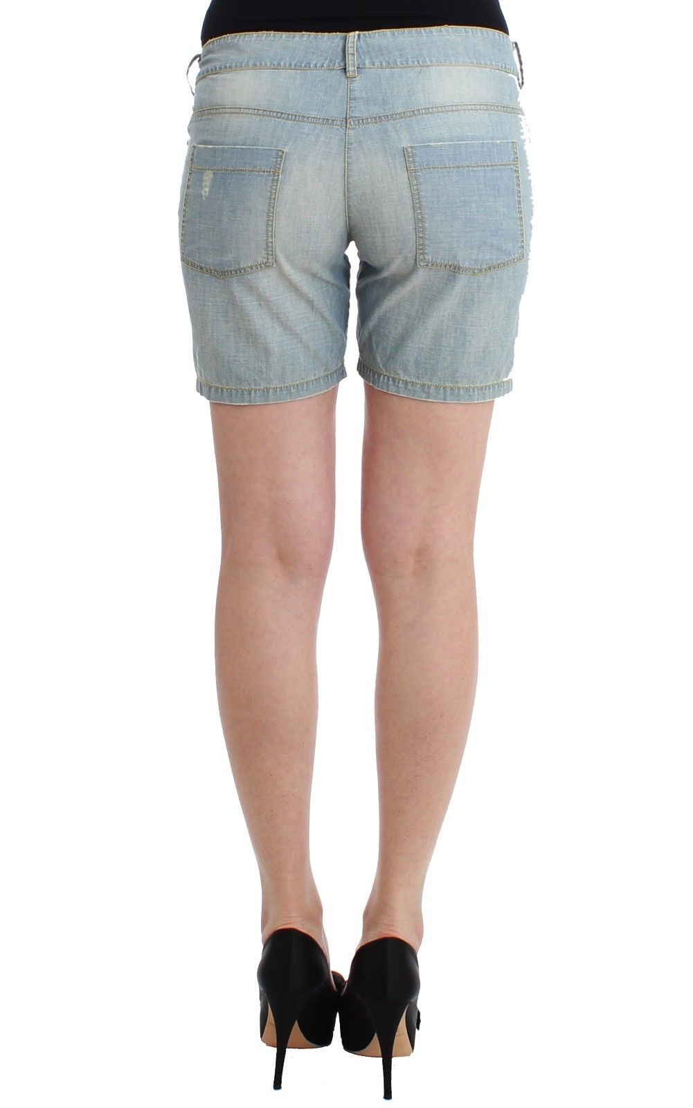 Schicke blaue Jeansshorts – Ermanno Scervino