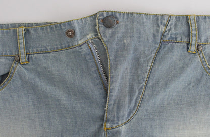 Schicke blaue Jeansshorts – Ermanno Scervino