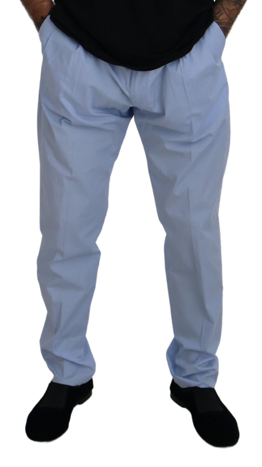 Elegante Slim Fit Chino in Hellblau