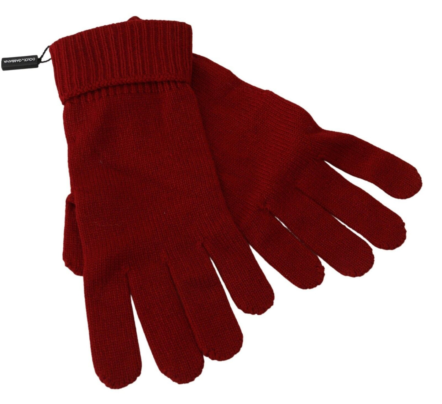 Elegante rote Winterhandschuhe aus Kaschmir