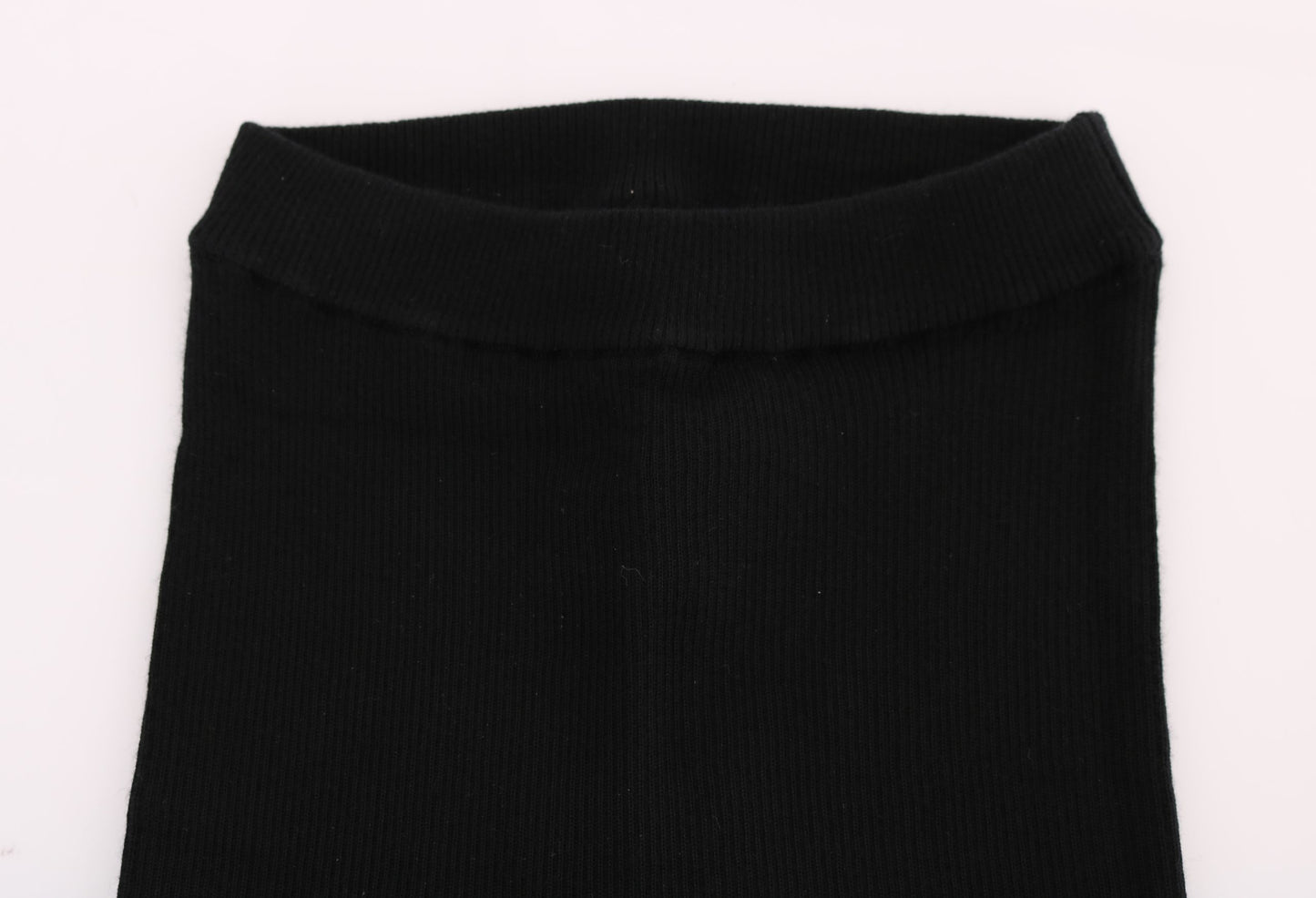 Elegante schwarze Kaschmirhose