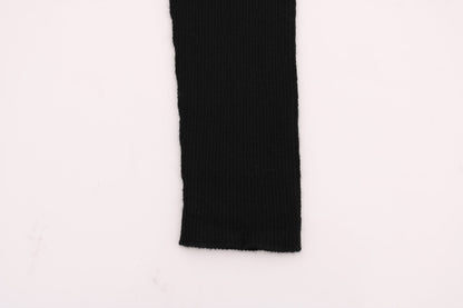 Elegante schwarze Kaschmirhose