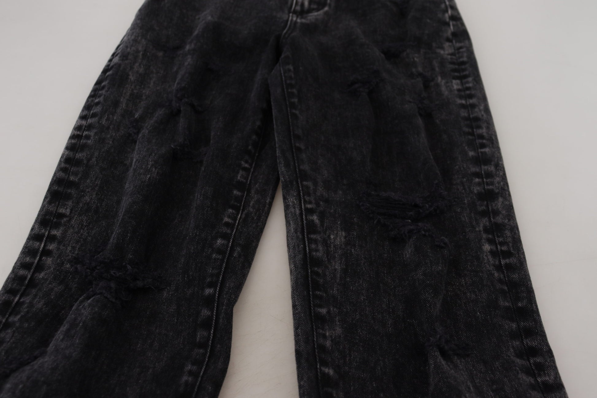 Elegante schwarze Jeanshose