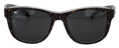 Elegante schwarze Acetat-Sonnenbrille für Damen