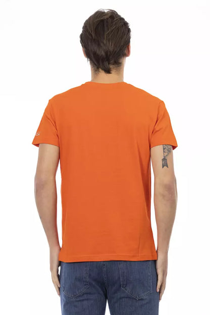 Oranges Baumwoll-T-Shirt für Herren