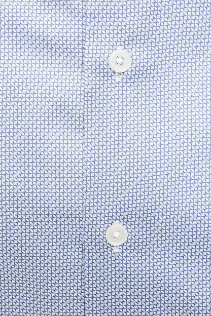 Light Blue Cotton Men Shirt