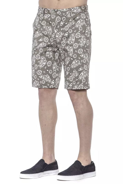 Green Cotton Men's Bermuda Short