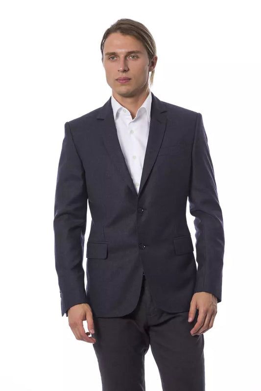 Blauer Blazer aus Wolle für Herren