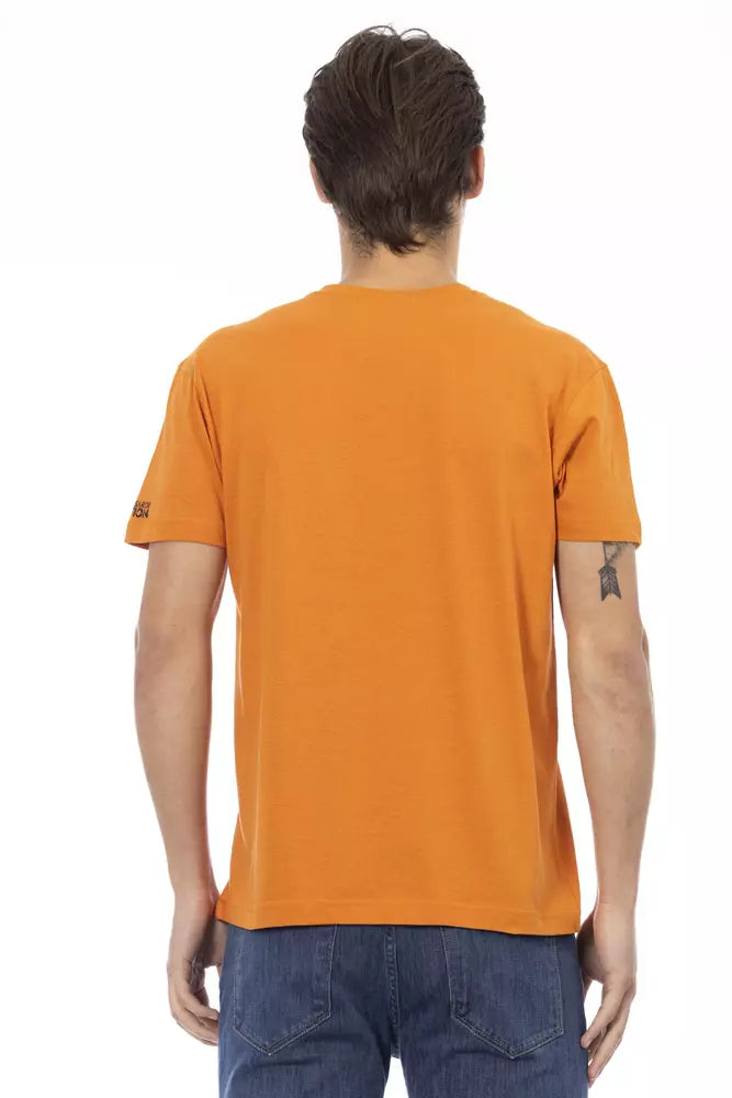 Oranges Baumwoll-T-Shirt für Herren