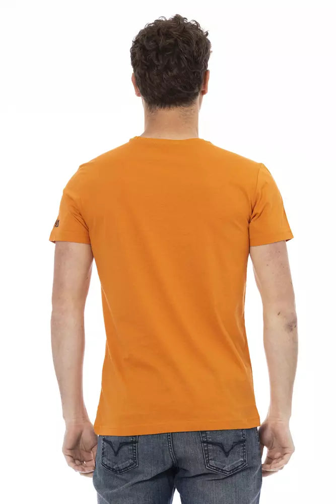 Oranges Baumwoll-T-Shirt für Herren