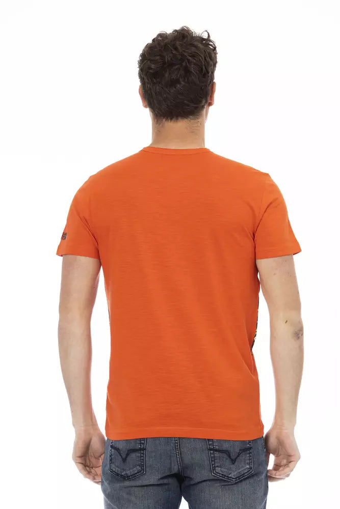 Oranges Baumwoll-T-Shirt für Herren