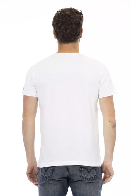 Weißes Baumwoll-T-Shirt für Herren