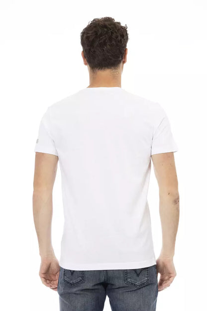 Weißes Baumwoll-T-Shirt für Herren