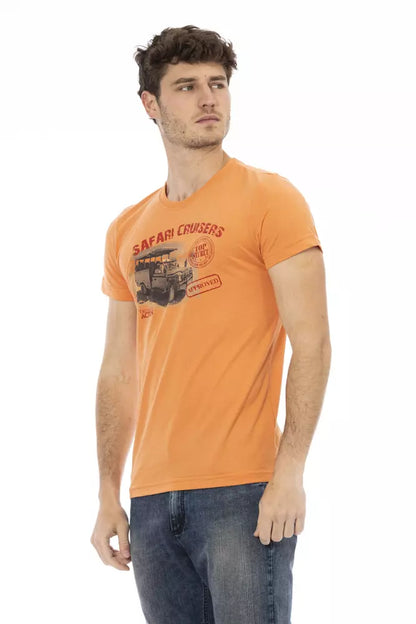 Oranges Baumwoll-T-Shirt für Herren